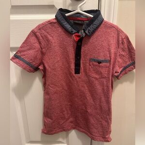 NEXT DIRECT • Red Kids Polo Shirt w embroidered details